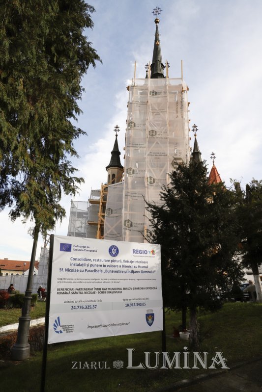 Lucrări importante la Biserica „Sfântul Nicolae” din Şchei 350189