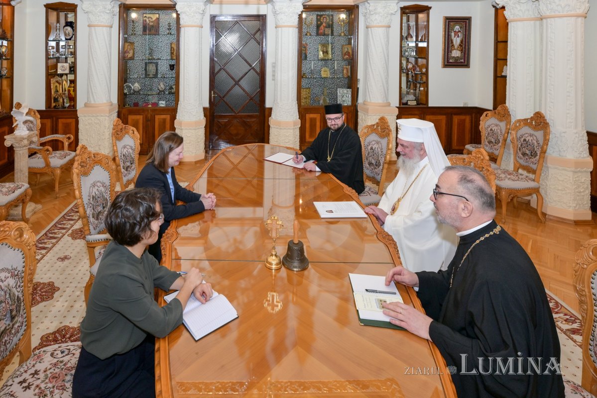 Ambasadoarea Germaniei în vizită la Patriarhia Română 350535