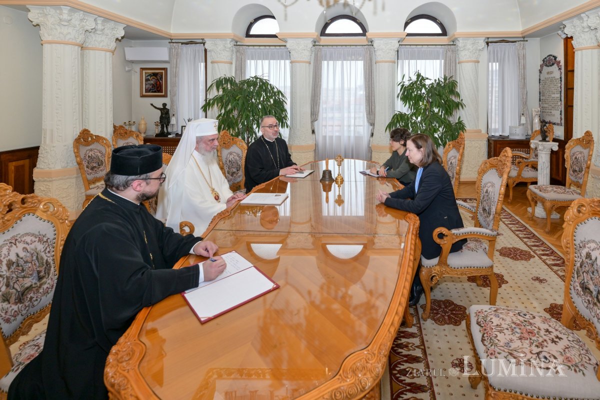Ambasadoarea Germaniei în vizită la Patriarhia Română 350537