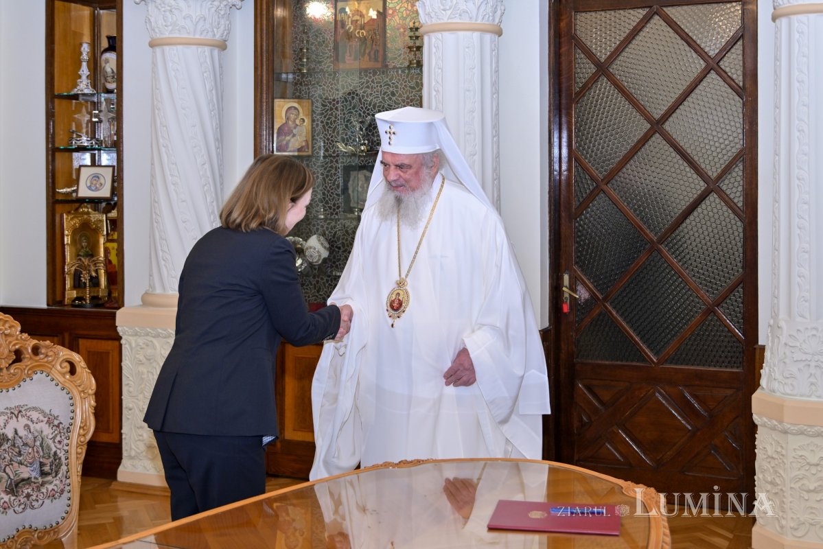 Ambasadoarea Germaniei în vizită la Patriarhia Română 350538