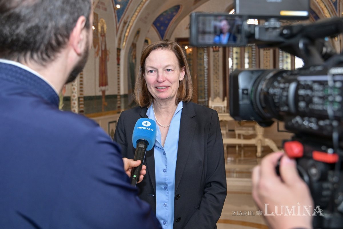 Ambasadoarea Germaniei în vizită la Patriarhia Română 350545