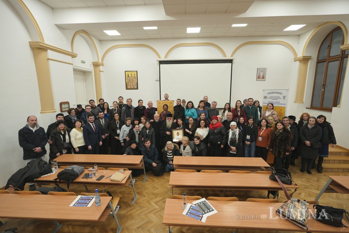 Părintele Damaschin de la Mănăstirea Grigoriu a conferențiat în Capitală 355779