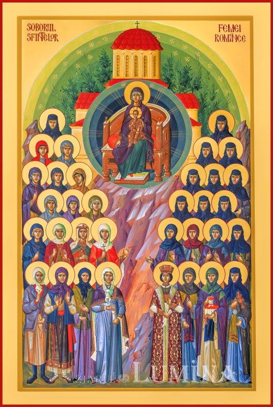 Soborul Sfintelor Femei Românce; Sf. Mc. Chiril, Chindeu şi Tasie din Axiopolis (Cernavodă); Sf. Sfinţit Mc. Vasilevs, Episcopul Amasiei; Sf. Glafira 360990