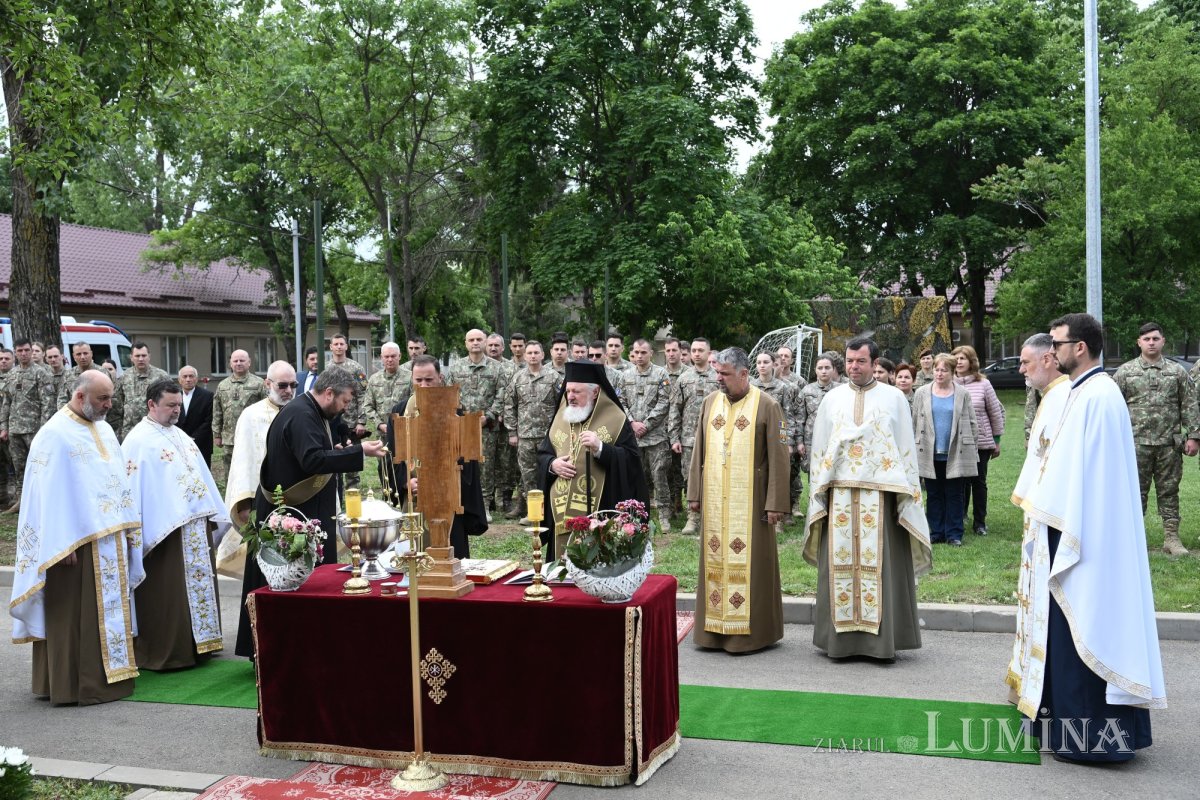 Sfințirea capelei Brigăzii 1 Sprijin Manevră „Argedava” din București  362718