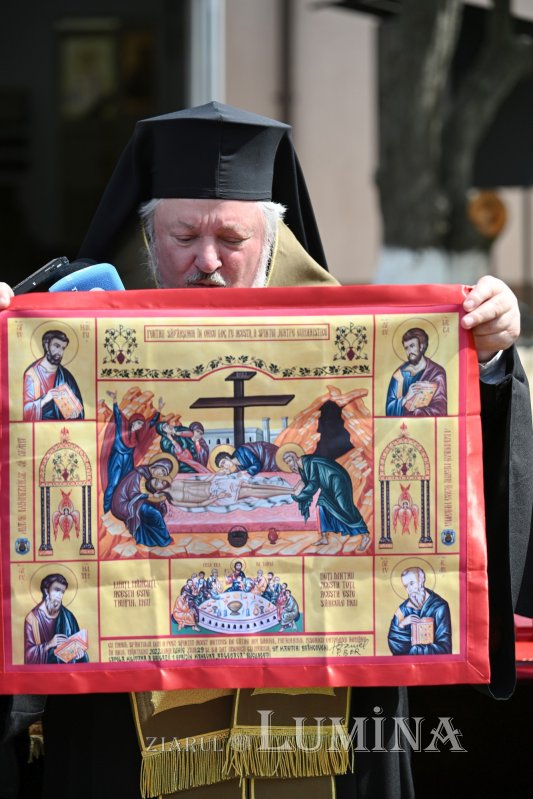 Sfințirea capelei Brigăzii 1 Sprijin Manevră „Argedava” din București  362737