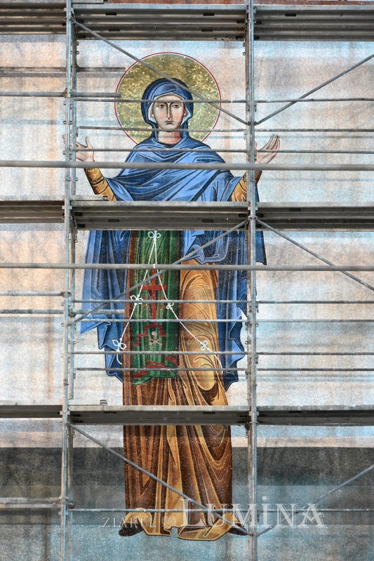Lucrările de pictură la Catedrala Națională în lumina sărbătorii Înălțării Domnului 363235