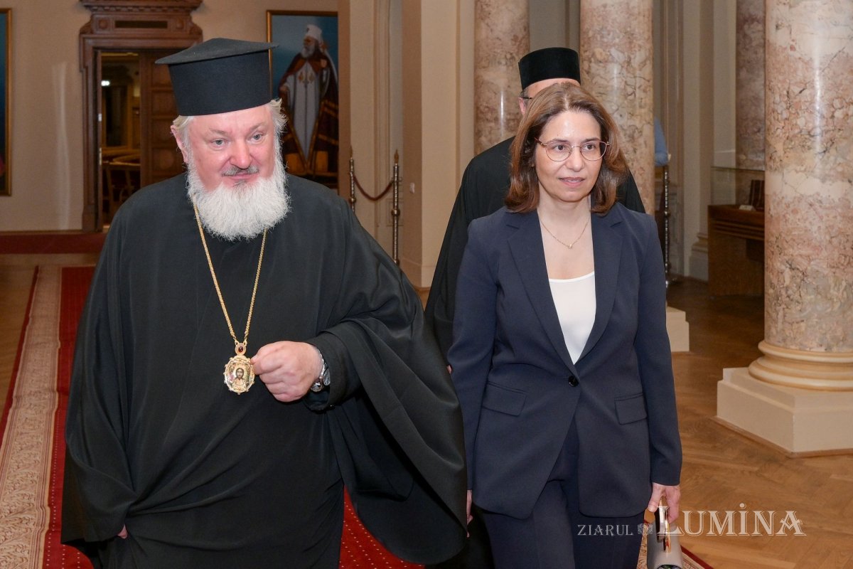 Ministrul adjunct al Macedoniei și Traciei (Grecia) în vizită la Palatul Patriarhiei 363912