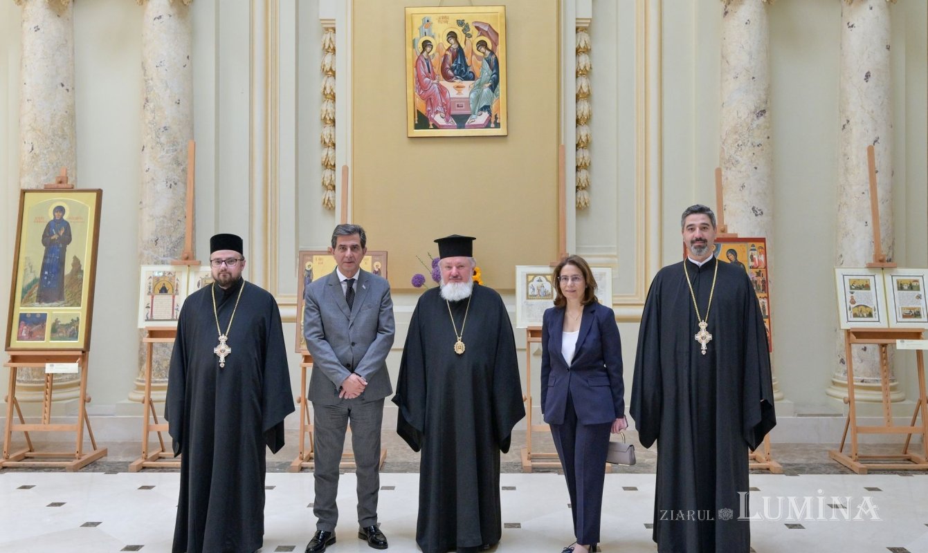 Ministrul adjunct al Macedoniei și Traciei (Grecia) în vizită la Palatul Patriarhiei 363918