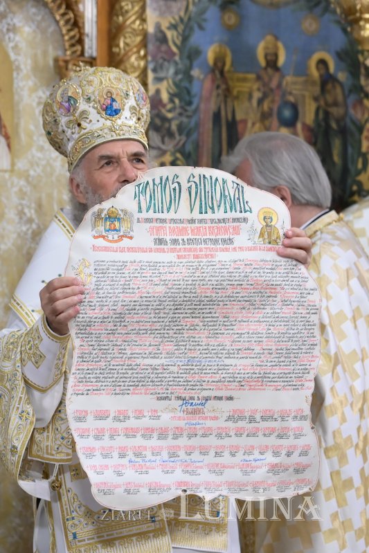 Tomos sinodal al Bisericii Ortodoxe Autocefale Române pentru proclamarea canonizării Sfintei Doamne Maria Brâncoveanu 371159