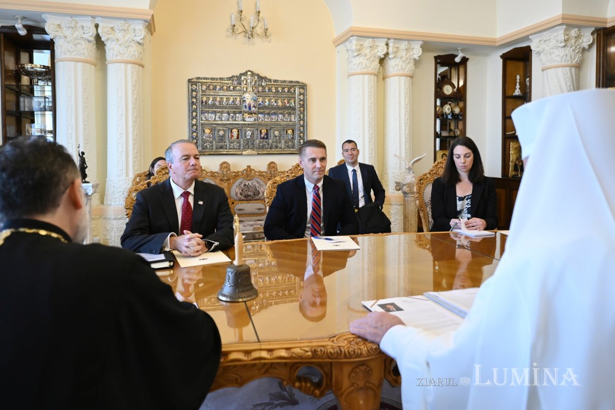 Oaspeți din Statele Unite ale Americii, în vizită la Patriarhia Română 374337