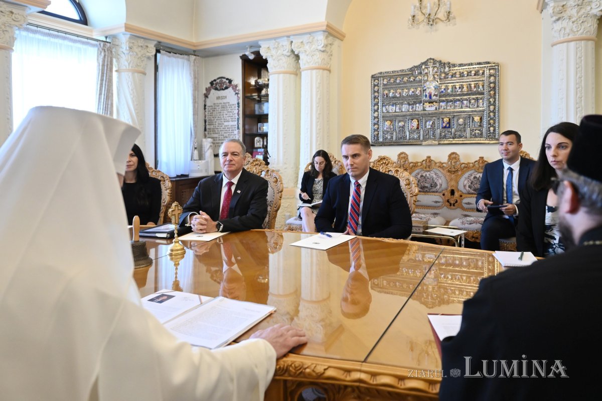 Oaspeți din Statele Unite ale Americii, în vizită la Patriarhia Română 374338