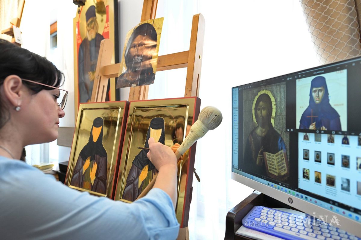 Sclipirile Luminii: În atelierul pictorilor iconari Mihaela şi Răzvan Bădescu 375580