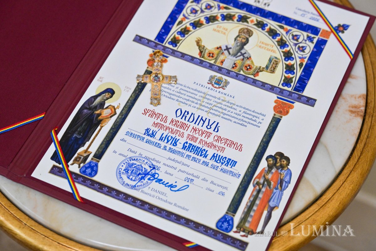 Binefăcător al Bisericii, distins cu Ordinul Mitropolitan „Sfântul Ierarh Neofit Cretanul” 377556