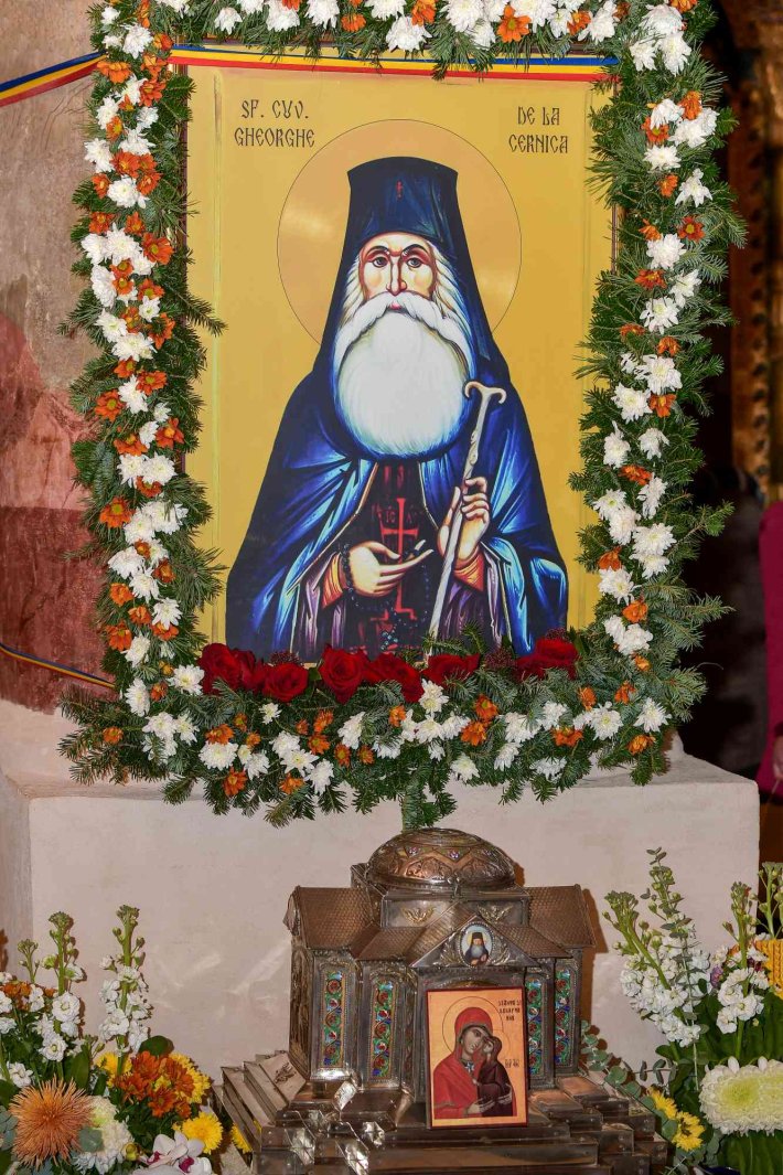 Manastirea Cernica, Sfantul Gheorghe de la Cernica, icoana, moaste, 3 decembrie