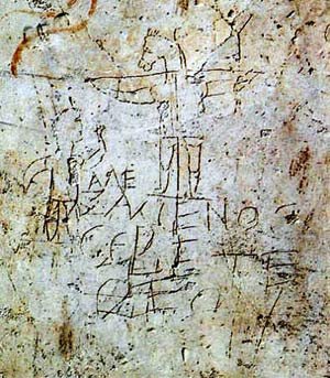 Graffitul <i>Alexamenos</i> şi posibila erminie a <i>capului de măgar</i> Poza 95446