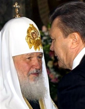 Preşedintele Ucrainei, binecuvântat de Patriarhul Rusiei Poza 97036