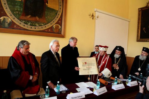 Premierul Bavariei, Doctor Honoris Causa al Universităţii din Sibiu