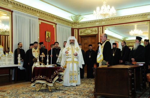 Saloane de protocol în Palatul Patriarhiei