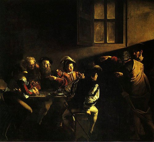 Caravaggio: <i>Chemarea Sfântului Matei</i> Poza 102463