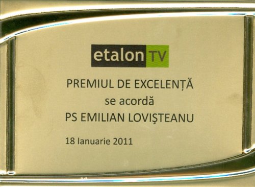 Premiul de Excelenţă pentru PS Emilian la Gala Premiilor Etalon Poza 103142