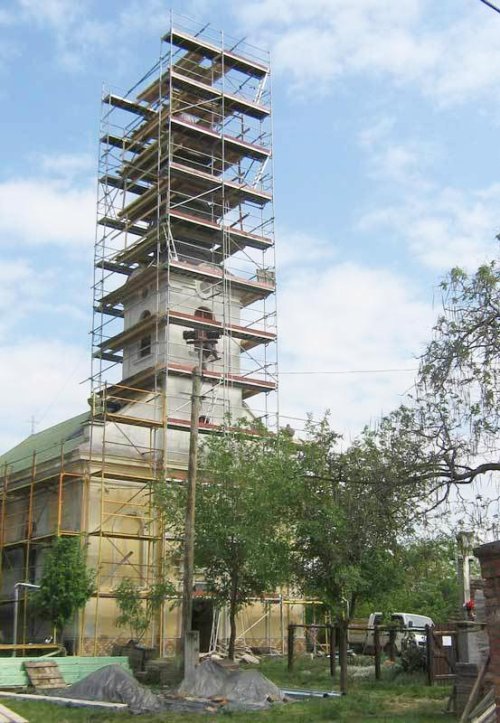 Lucrări de restaurare la biserica românească din Otlaca-Pustă Poza 105910