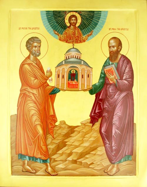 Sfinţii Petru şi Pavel, primii din ceata Apostolilor Poza 106557