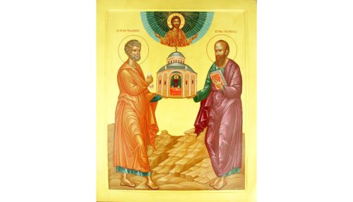 Sfinţii Petru şi Pavel, primii din ceata Apostolilor Poza 119520