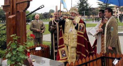 Sfinţire de steag şi troiţă la Sibiu Poza 106872