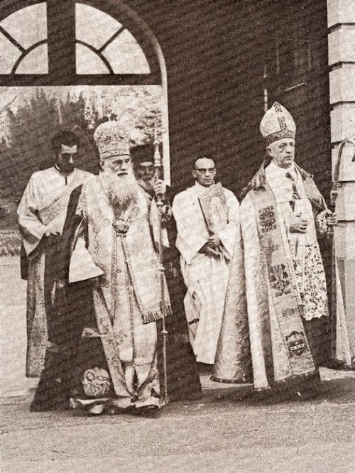 Mai 1972 - Vizita patriarhului Justinian în Belgia Poza 108407