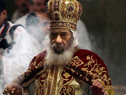Patriarhul Shenouda al III-lea al Bisericii Ortodoxe Copte a murit Poza 92613