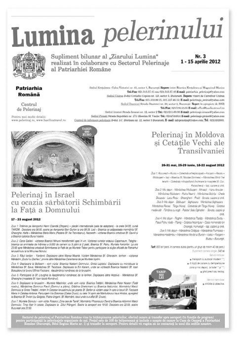 Numărul 3 din „Lumina pelerinului“ Poza 92852