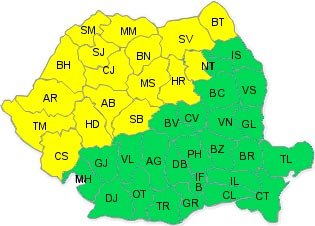 Azi, ploi şi vijelii în 16 judeţe Poza 93902