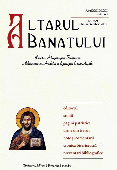 O nouă apariţie a  revistei mitropolitane „Altarul Banatului“ Poza 89446