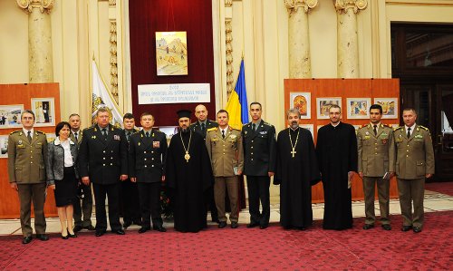 Militari ucraineni la Patriarhia Română Poza 89559