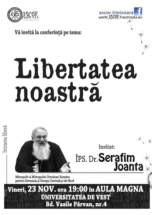 Conferinţa „Libertatea noastră“ Poza 89054