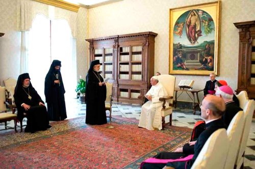 O delegaţie a Patriarhiei Ecumenice a fost la Roma Poza 85092