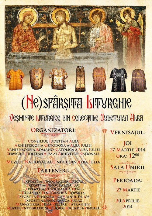 Expoziţie de veşminte liturgice din colecţiile etnografice ale judeţului Alba Poza 80106