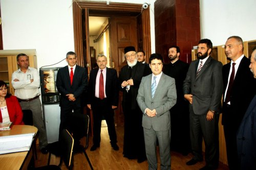 Vizita ministrului educaţiei în Arhiepiscopia Argeşului şi Muscelului Poza 78635
