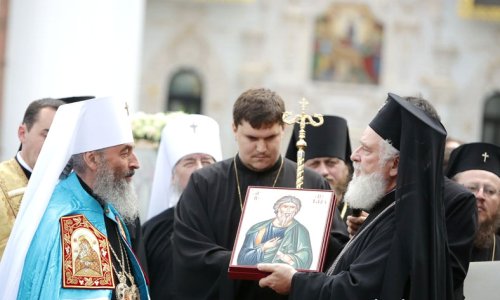 Mesajul Patriarhului României la întronizarea noului Mitropolit Primat al Bisericii Ortodoxe Ucrainene Poza 77291