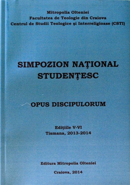 Volumul studenţesc „Opus discipulorum“ Poza 74012