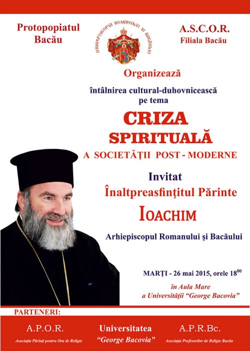 IPS Ioachim va conferenţia la Bacău Poza 71899