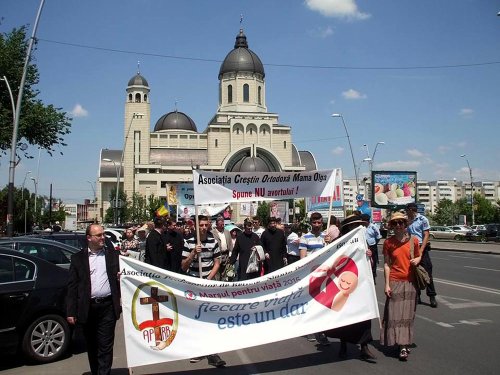 Marş pentru viaţă, în municipiul Bacău Poza 71749