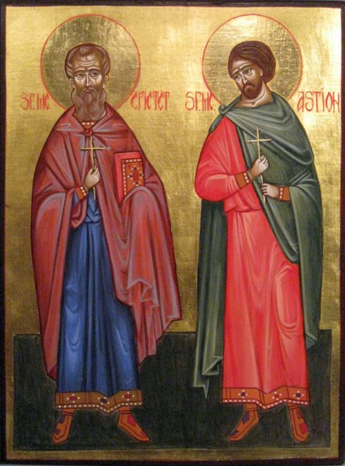Sf. Mare Mc. Procopie şi Sf. Mc. Teodosia, mama sa; Sf. Mc. Epictet preotul şi Astion monahul Poza 70944