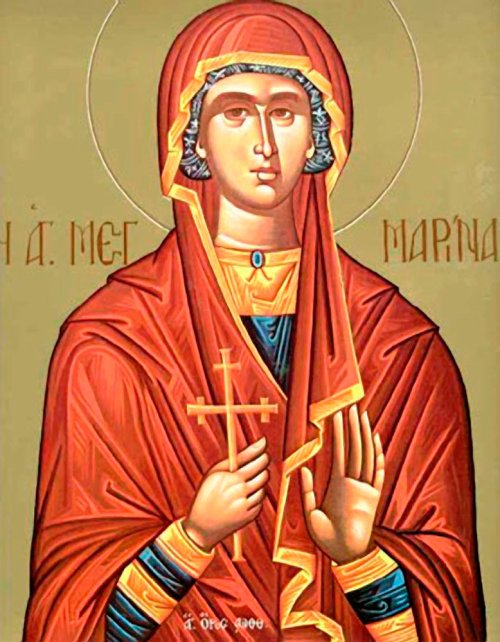 Sf. Mare Mc. Marina; Sf. Ier. Eufrasie, Episcopul Ionopolei Poza 70749