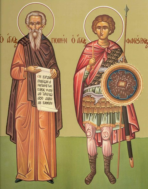 Sf. Cuv. Pimen cel Mare; Sf. Mc. Fanurie şi Eutalia; Sf. Ier. Osie, Episcopul Cordobei