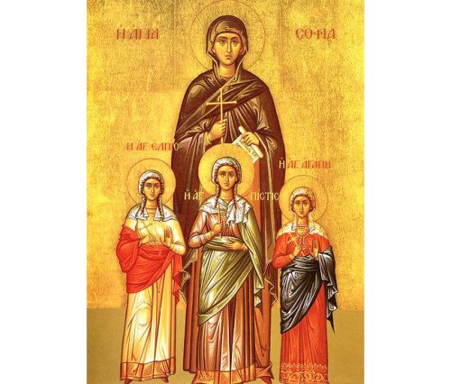 Sf. Mc. Sofia şi fiicele sale: Pistis, Elpis şi Agapi Poza 69585
