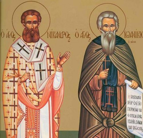 Sfântul Cuvios Ioanichie cel Mare; Sfinţii Sfinţiți Mc. Nicandru, Episcopul Mirelor, şi Ermeu preotul Poza 68431