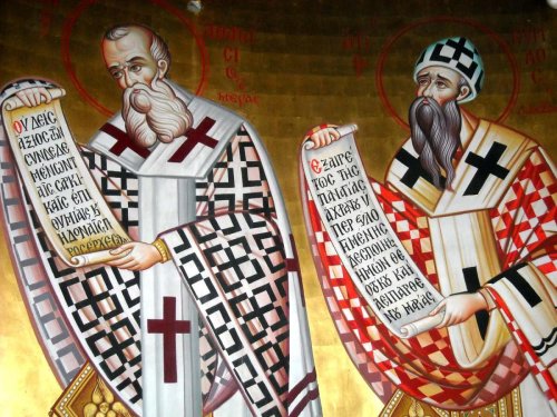 Sfinţii Ierarhi Atanasie şi Chiril, Arhiepiscopii Alexandriei Poza 66583