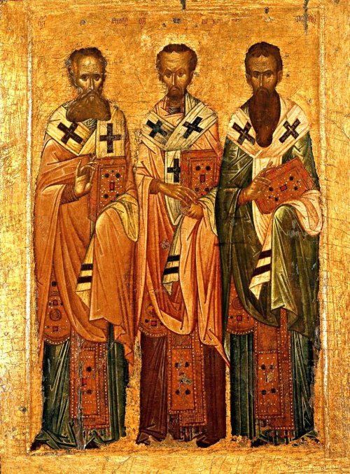 Sfinţii Trei Ierarhi: Vasile cel Mare, Grigorie Teologul şi Ioan Gură de Aur; Sfântul Sfinţit Mucenic Ipolit, Episcopul Romei Poza 65904