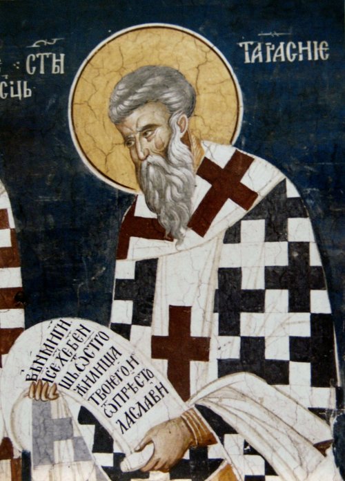 Sfântul Ierarh Tarasie, Patriarhul Constantinopolului; Sfinţii Mucenici Alexandru şi Ipatie Poza 64569